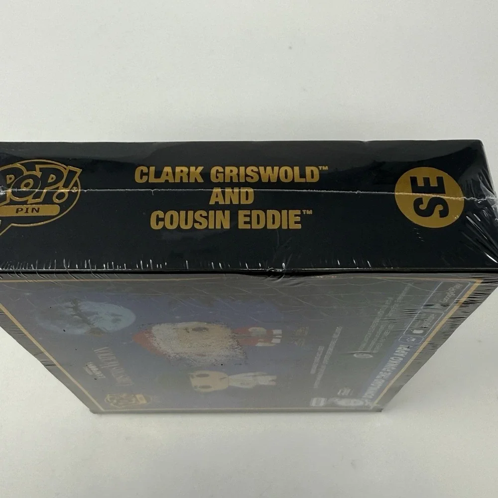 NIB Funko Pop 4in Pins Christmas Vacation Clark Griswold and Cousin Eddie SE